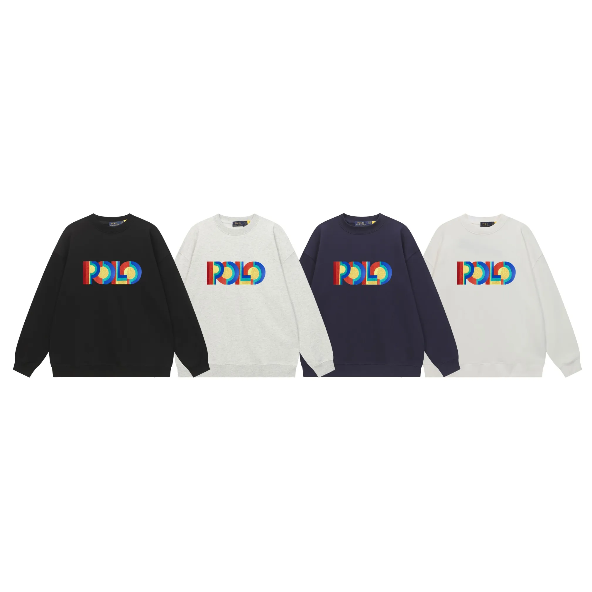 P200 Long-term stock] RalphLauren/Ralph Lauren 2025 autumn and winter new bear letter print 420g heavy large terry sweatshirt Ralph Lauren's age-reducing item, the coat fabric is made of 85% cotton ➕15% polyester, which not only retains the softness, comfort and breathability of cotton, but also adds the wear resistance and wrinkle resistance of polyester fiber, making the clothes more durable and easy to care for. Even in slightly cooler weather, you won't feel stuffy when wearing it. This kind of fabric has a natural crisp feel and is not easy to pill or deform. The bear on the chest is printed with English letters. It is full of color, full of three-dimensionality, and lifelike, adding a bit of liveliness and interest to the whole sweatshirt. There is no pressure to dress, regardless of age or gender. Complete accessories! Color: black, white, navy blue, light floral gray Size: M-L-XL-XXL